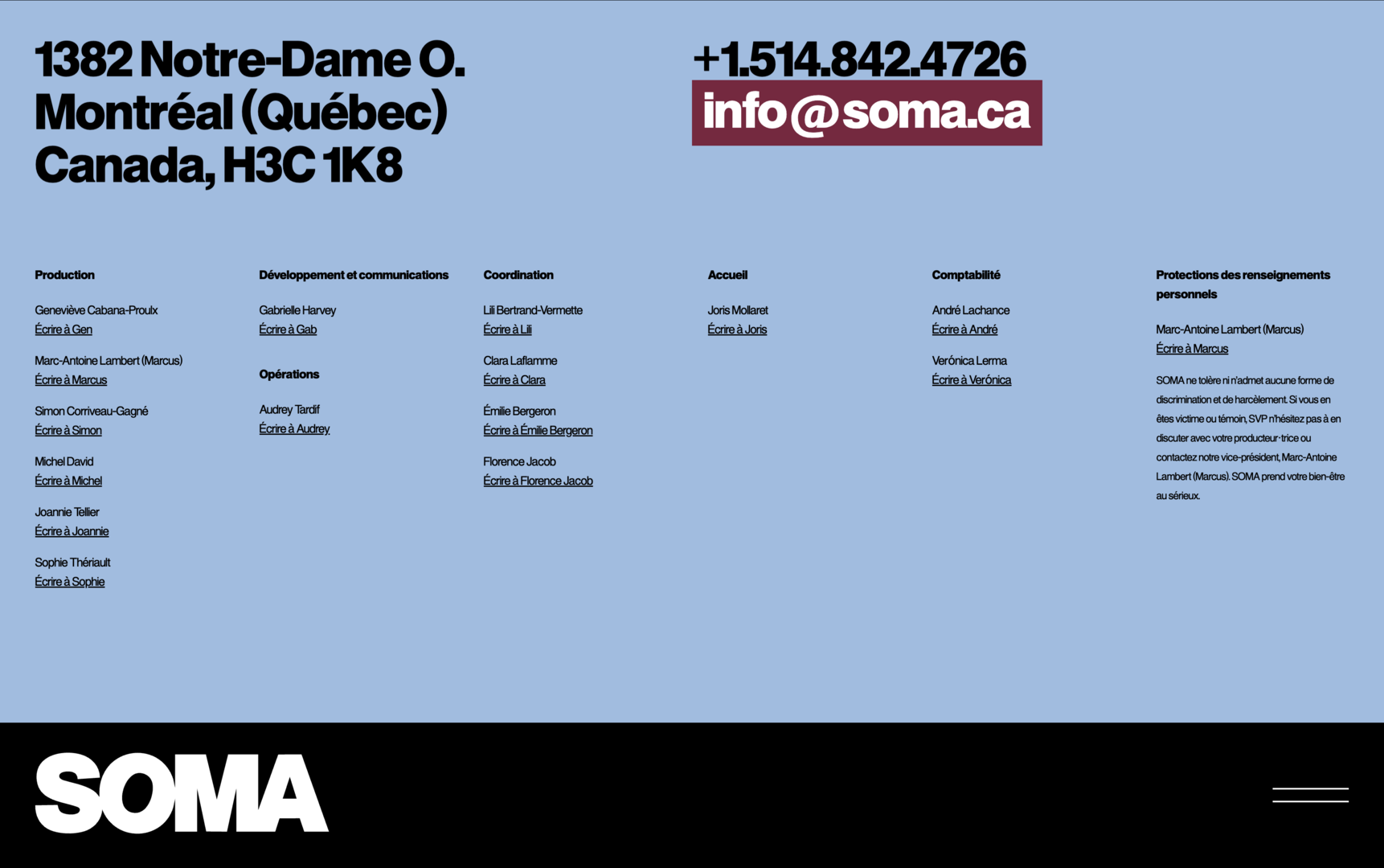 soma - contact